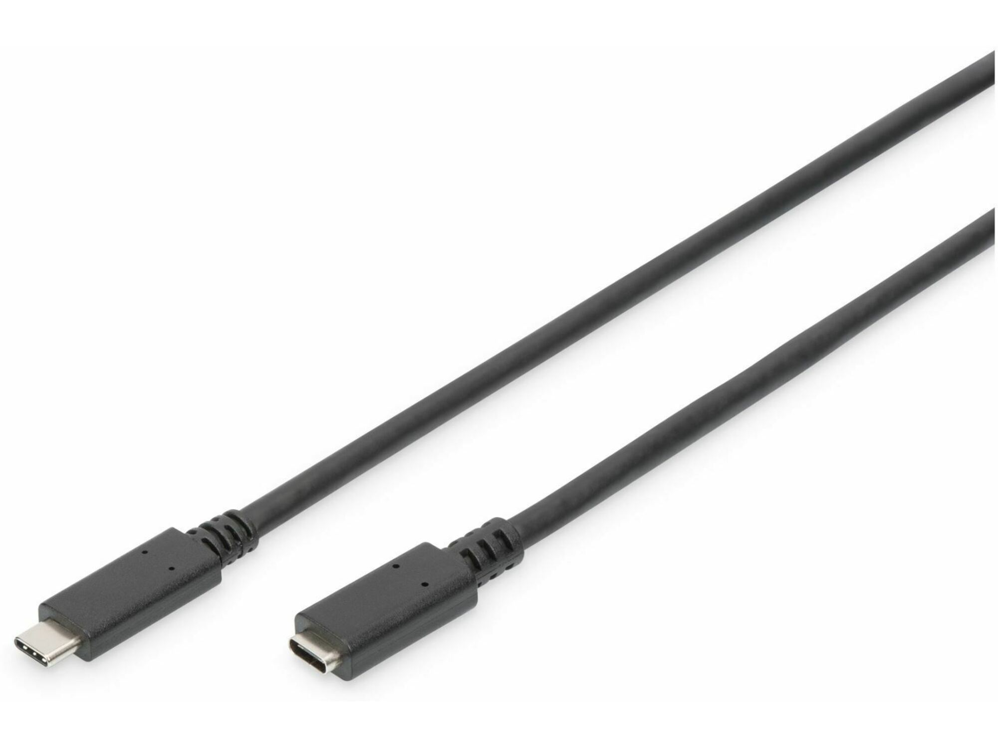 DIGITUS Podaljšek USB 3.1 C-C 0,7m črn Digitus AK-300210-007-S