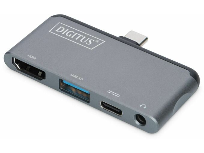 DIGITUS Pretvornik USB 3.1 Tip-C - Mobilni Docking station 4 port Digitus DA-70883