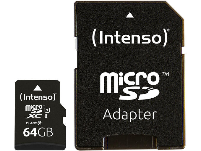 INTENSO spominska kartica Premium 64GB microSDXC 3423490