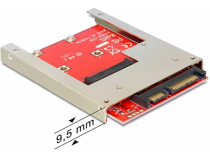 DELOCK Adapter HDD SATA - mSATA z okvirjem 6cm Delock 61892