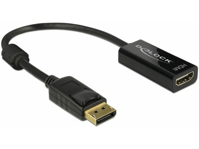 DELOCK DisplayPort - HDMI adapter pasivni 4K 30Hz 20cm Delock 62609