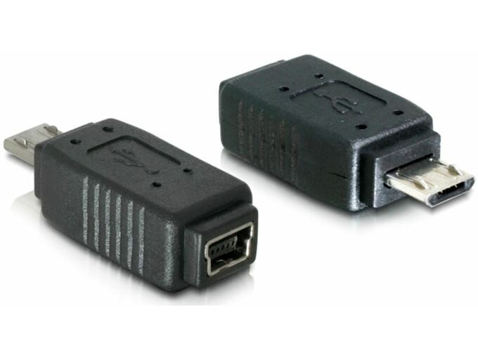 DELOCK Adapter USB mini Ž - USB mikro-B M 5-pin Delock 65063