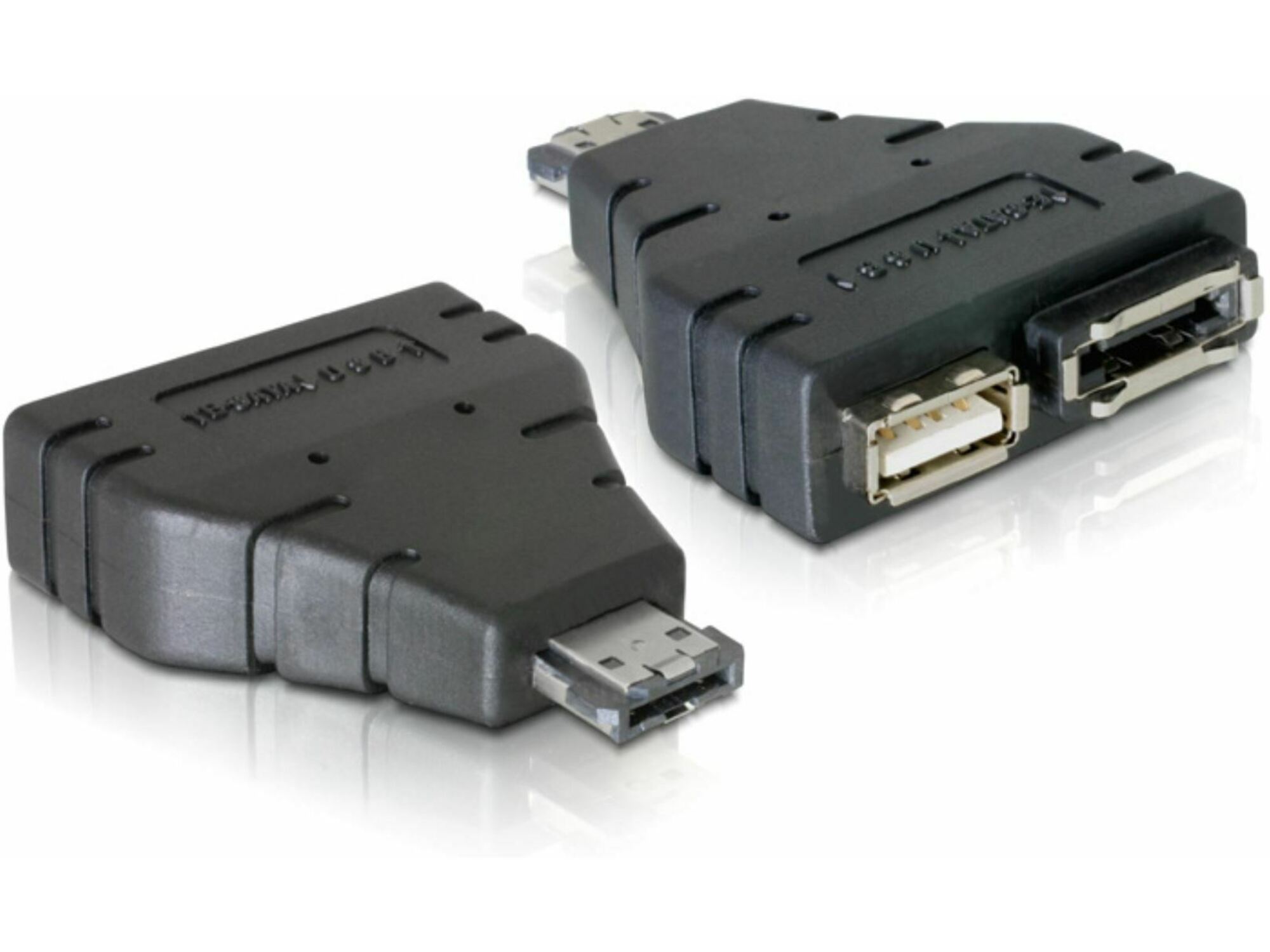 DELOCK Adapter 1x eSATAp M na 1x eSATA Ž + 1x USB-A Ž Delock 65119