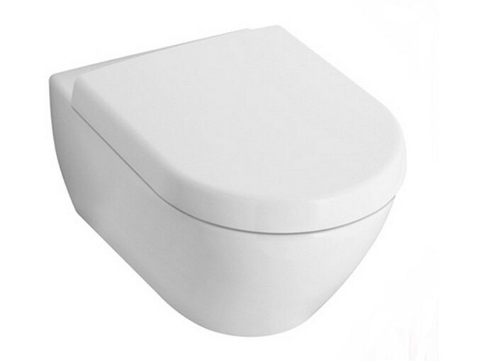 VILLEROY & BOCH viseča WC školjka 375x565 mm SUBWAY 2.0 5600 10 01 White Alpin