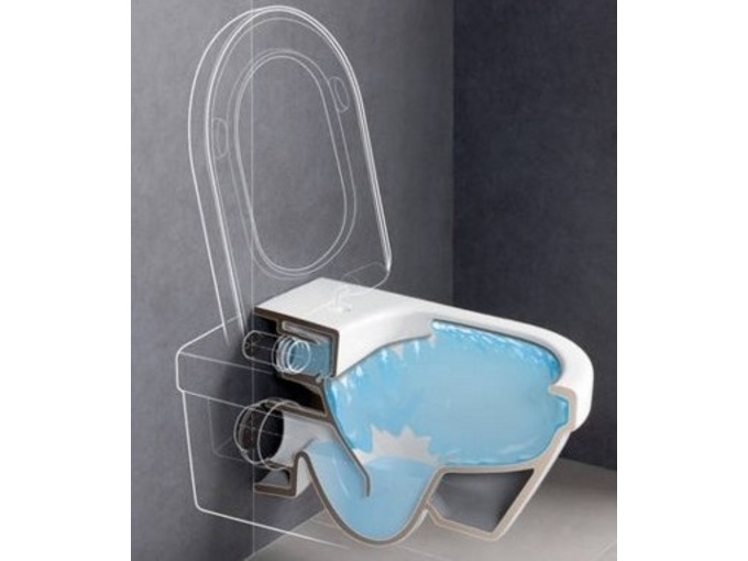 VILLEROY & BOCH viseča brezrobna WC školjka 370x560 mm SUBWAY 2.0 5614 R0 01 Alpin White