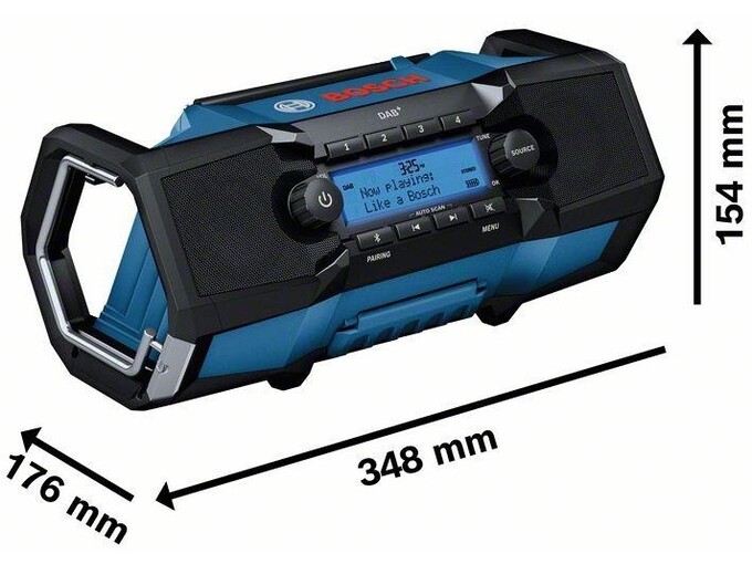 BOSCH PROFESSIONAL akumulatorski radio GPB 18V-2 SC 06014A3100