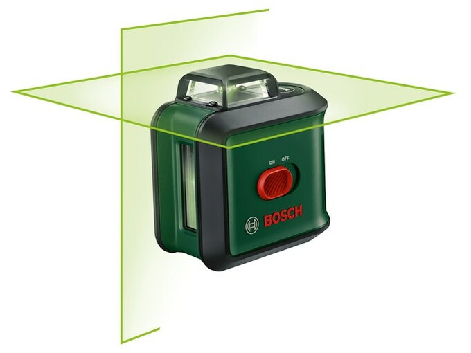 BOSCH linijski laser z zelenim žarkom in stojalom UniversalLevel 360 0603663E03