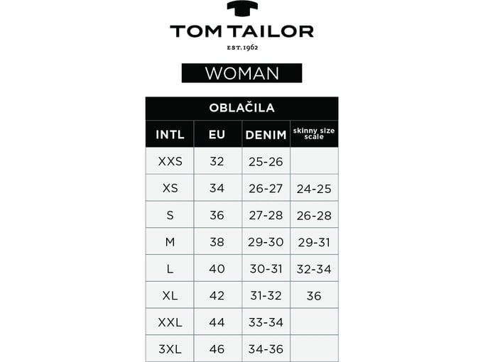 Tom Tailor Denim Ženske hlače 7/8 64102574271