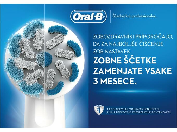ORAL B nadomestni nastavek TriZone EB30 3+1 kosi 4210201078173
