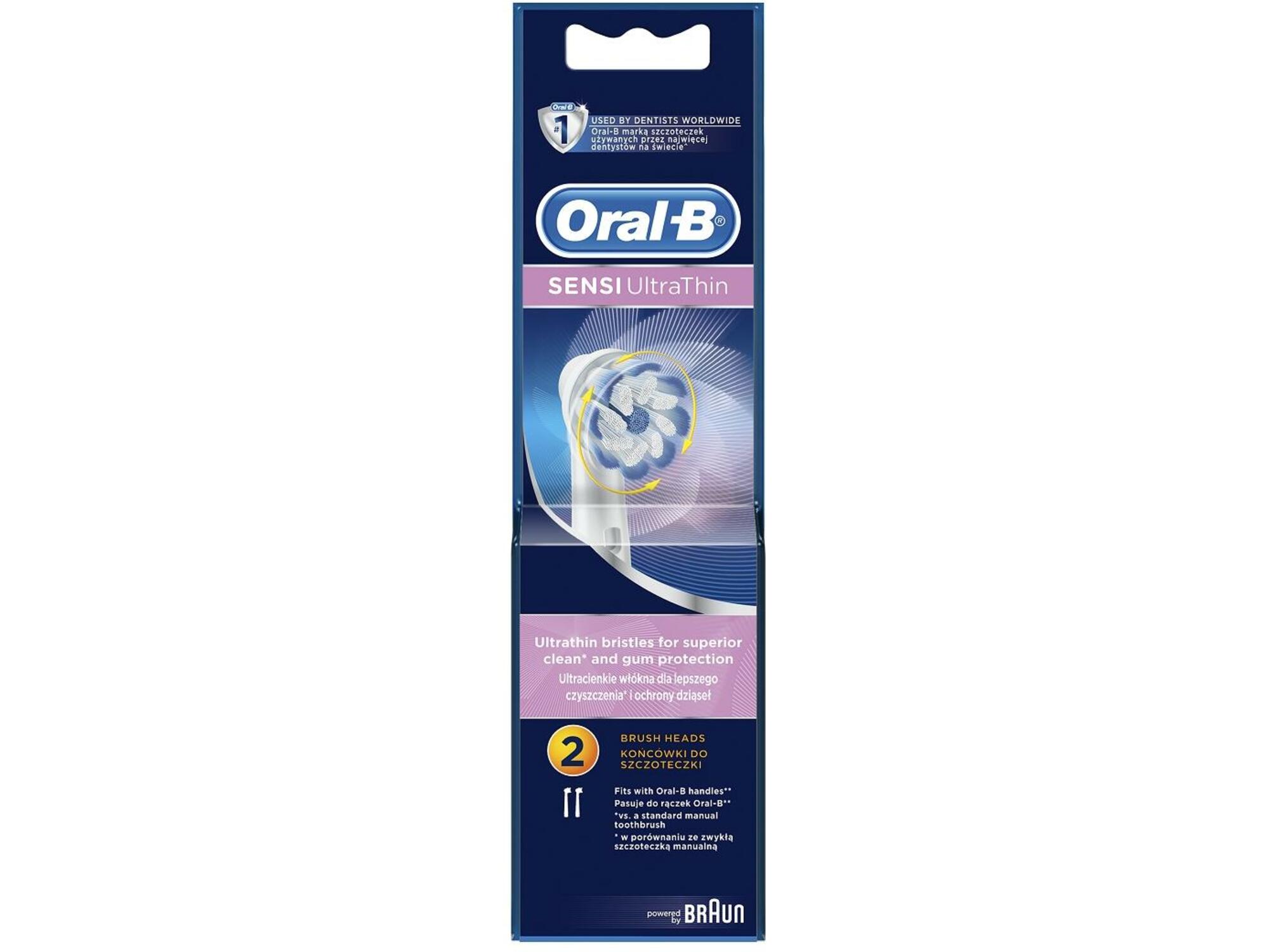 ORAL B nastavek za zobno ščetko Sensi UltraThin EB60-2/1 4210201176534