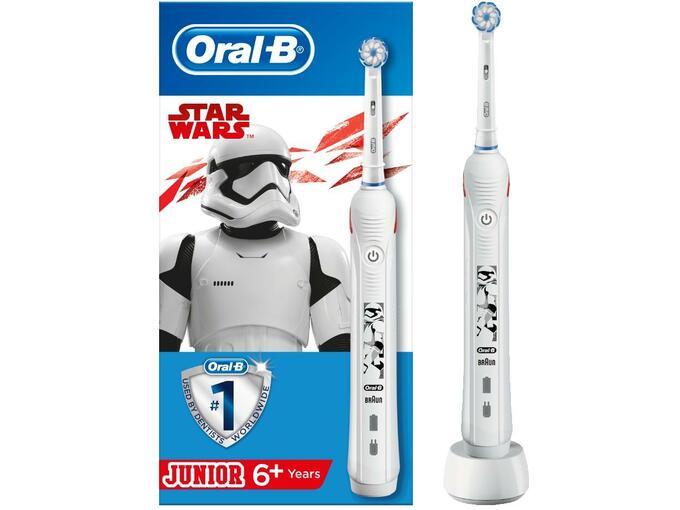 ORAL B otroška električna zobna ščetka Junior D501 Star Wars (PRO2 tech)