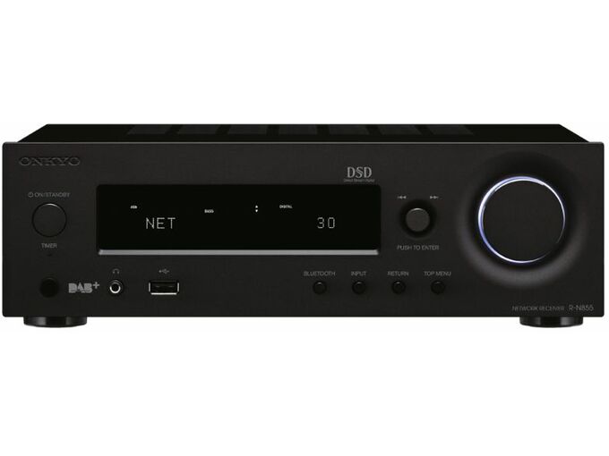 ONKYO omrežni stereo sprejemnik R-N855 črn