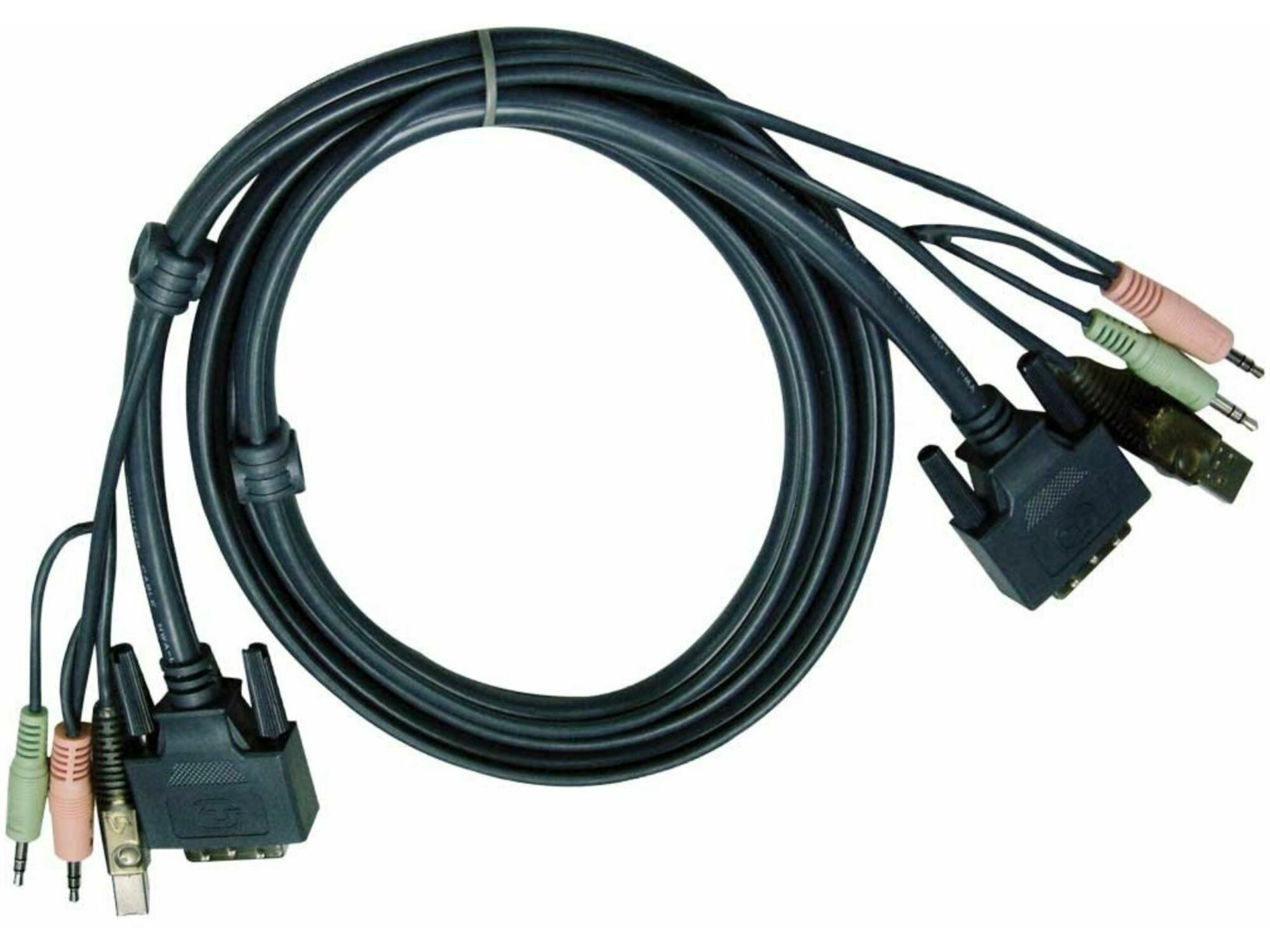 ATEN Set kablov ATEN 2L-7D02UI DVI-I/USB/ AVDIO 1,8m 2L-7D02UI