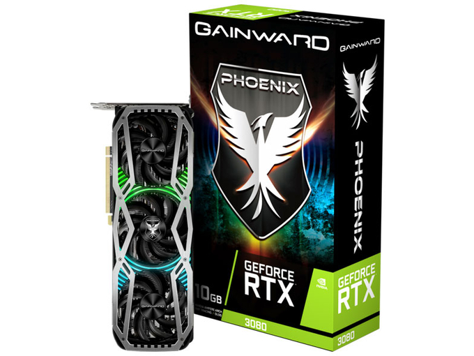 Gainward Geforce rtx 3080 phoenix 10gb gddr6x rgb lhr gaming grafična kartica