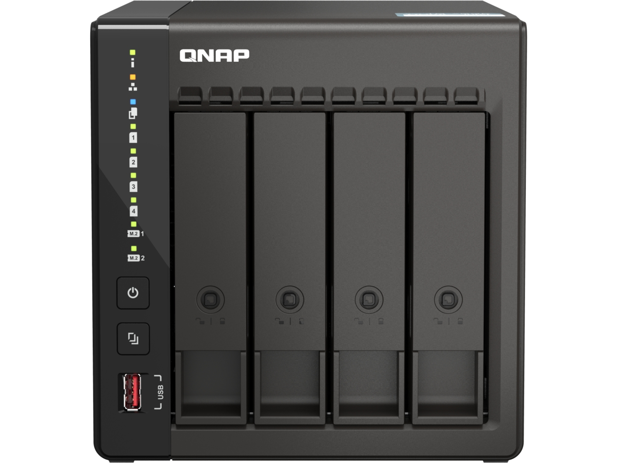 QNAP NAS strežnik za 4 diske, 8 GB rama, 2.5 Gb mreža, TS-453E-8G