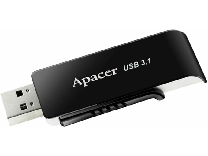 APACER USB 3.1 ključ 32Gb AH350 APACER črno/bel AP32GAH350B-1