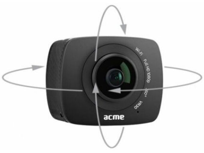 ACME športna kamera VR30 Full HD 360° z Wi-Fi