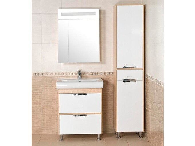 AQUA RODOS kopalniška omarica z ogledalom z LED svetilko Nika 60