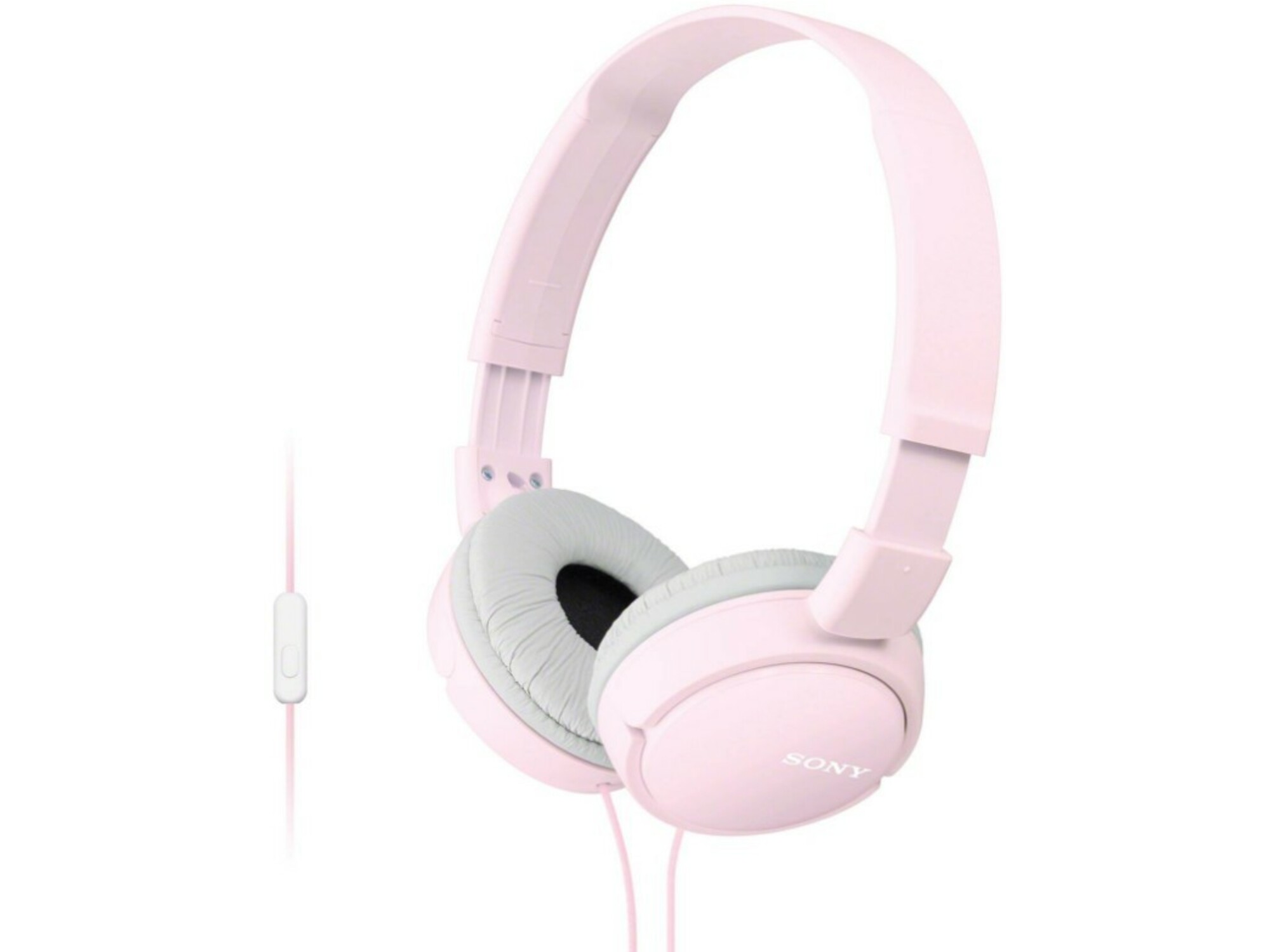 Sony Naglavne slušalke z mikrofonom MDRZX110APP roza