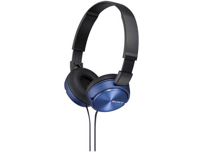 SONY naglavne slušalke MDR-ZX310R, modre