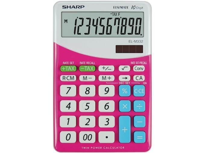 SHARP Kalkulator elm332bpk, 10m, namizni ELM332BPK