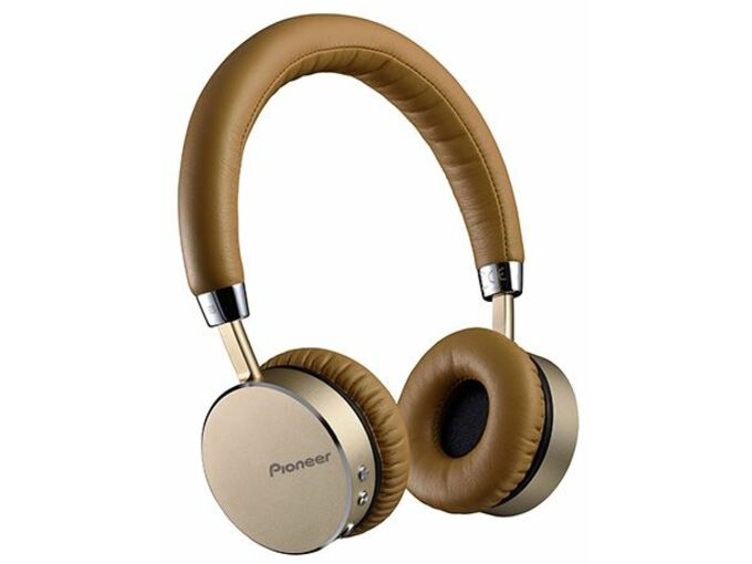 PIONEER brezžične naglavne slušalke z mikrofonom SE-MJ561BT-T rjave