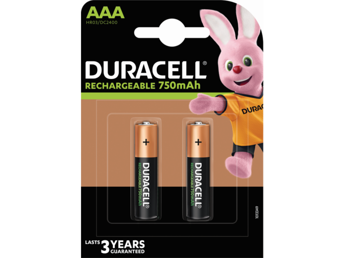 DURACELL polnilna baterija 750 mAh AAA K2
