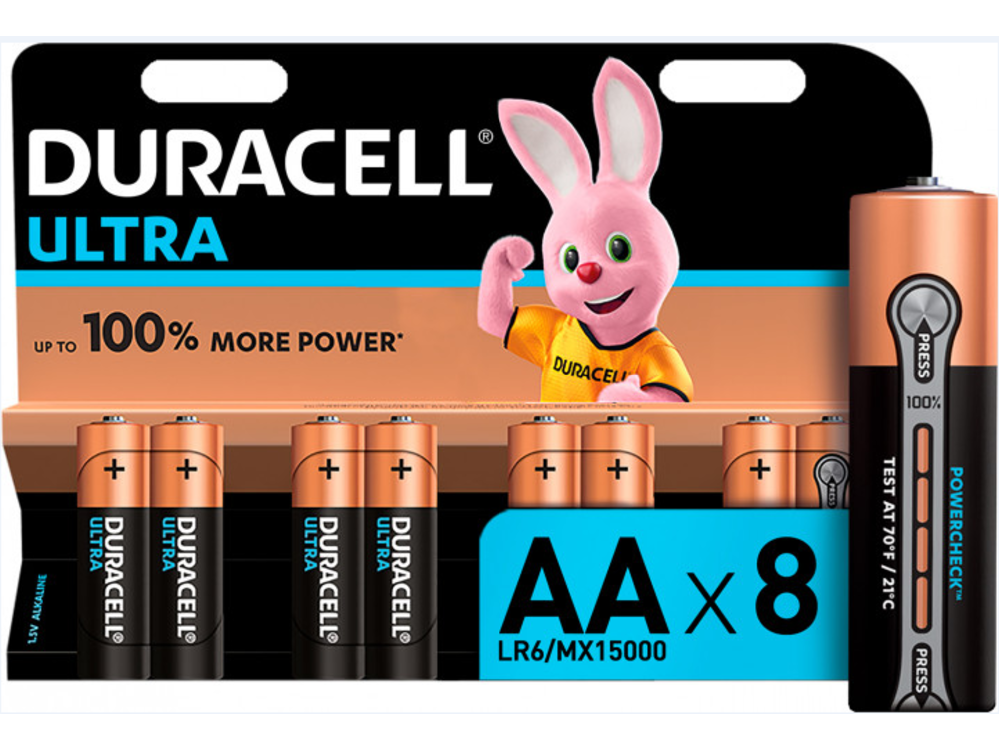 DURACELL baterije ULTRA POWER AA 8 OS