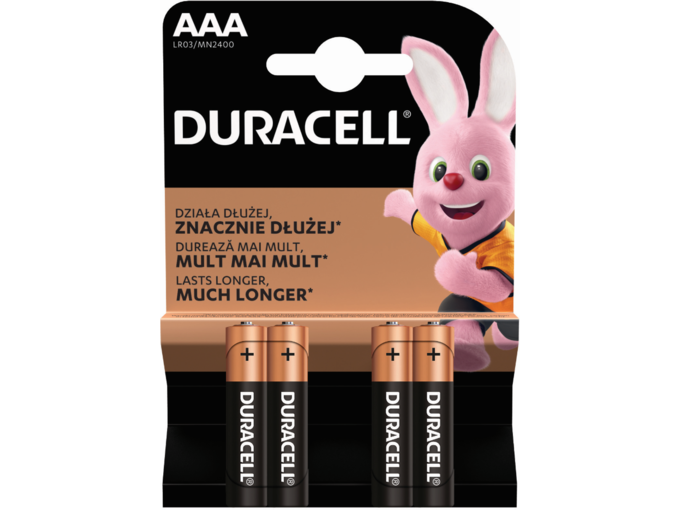 DURACELL baterije BASIC AAA / K4 (MN2400 :: LR3)