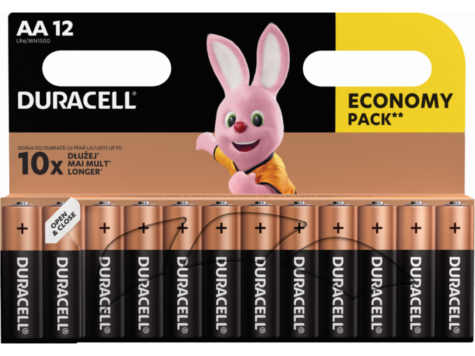 DURACELL baterija BASIC AA / K12 (MN1500 :: LR6) 5000394203334