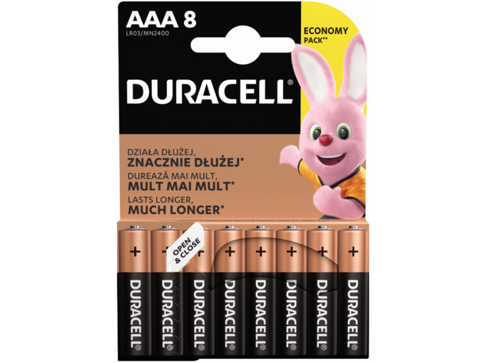 DURACELL baterije BASIC AAA / K8  (MN2400 : LR3)