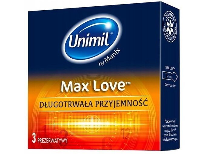 UNIMIL Kondomi Max Love 3/1