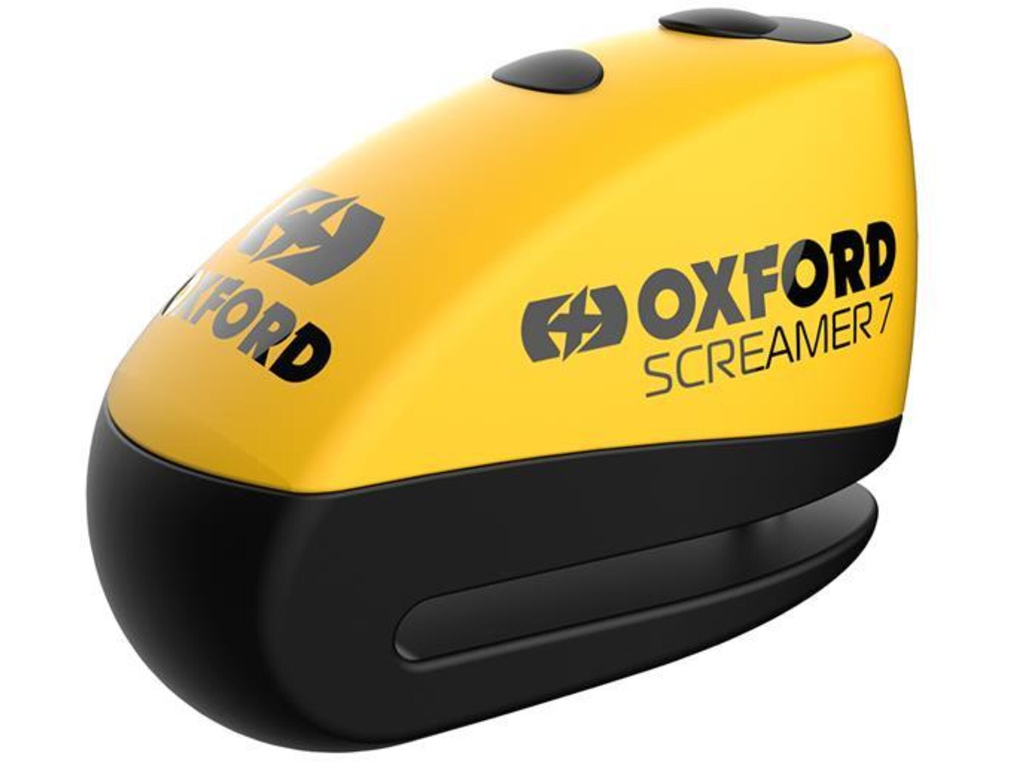 Oxford Ključavnica z alarmom screamer7 LK290 rumena-črna