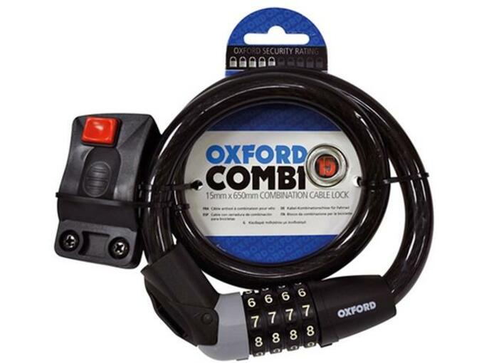 OXFORD Ključavnica Oxford Combi15 črna 650 milimetrov LK670