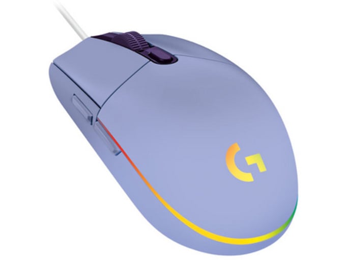 LOGITECH miška G102, vijolična