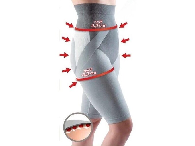 LANAFORM hlače za hujšanje, masažo in oblikovanje postave MASS & SLIM LA012904 velikost XL