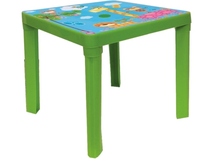 PARADISO miza otroška 46x46x43 cm, zelena 02628