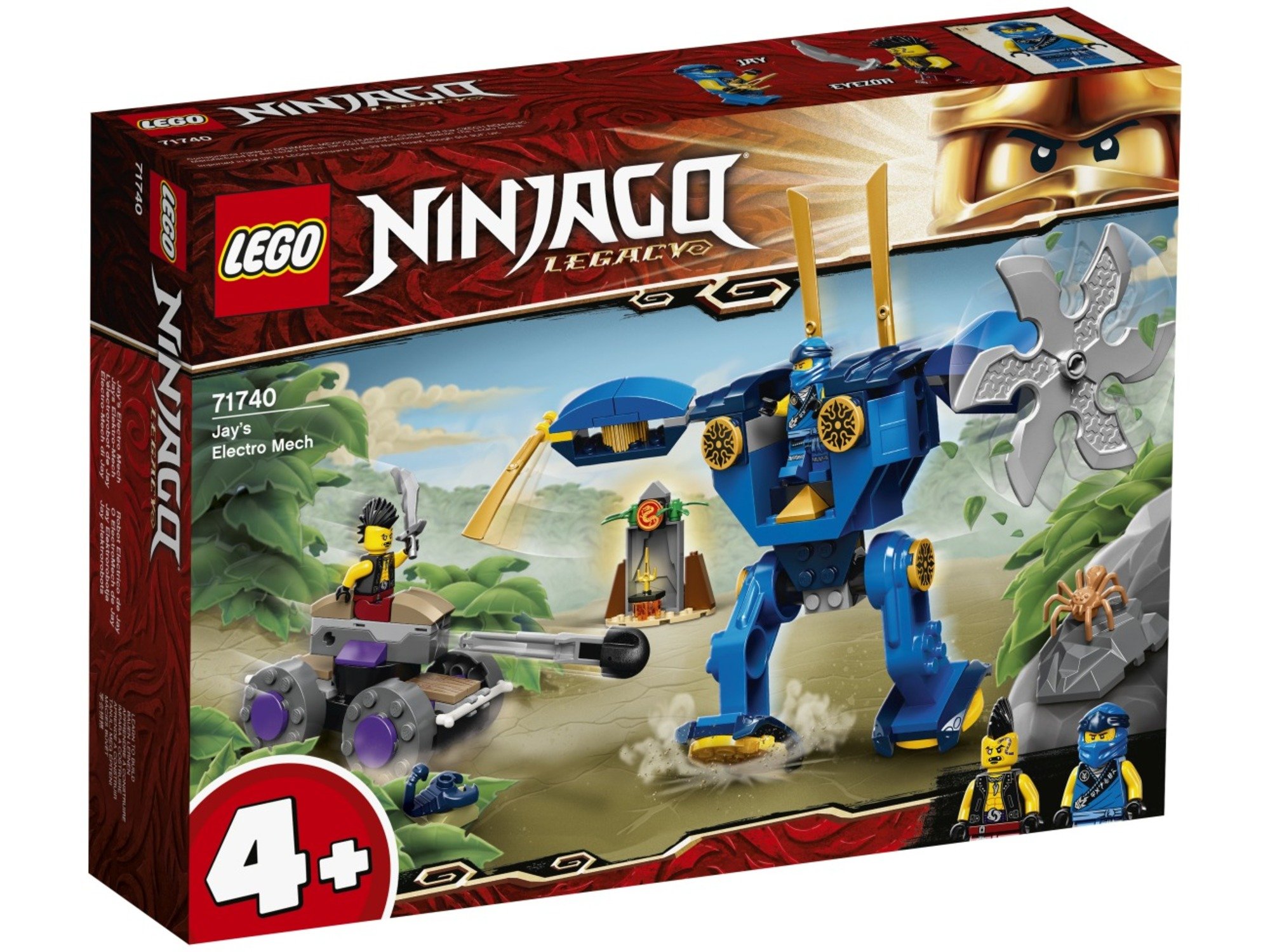 LEGO kocke Ninjago Jayev elektro-robot 71740
