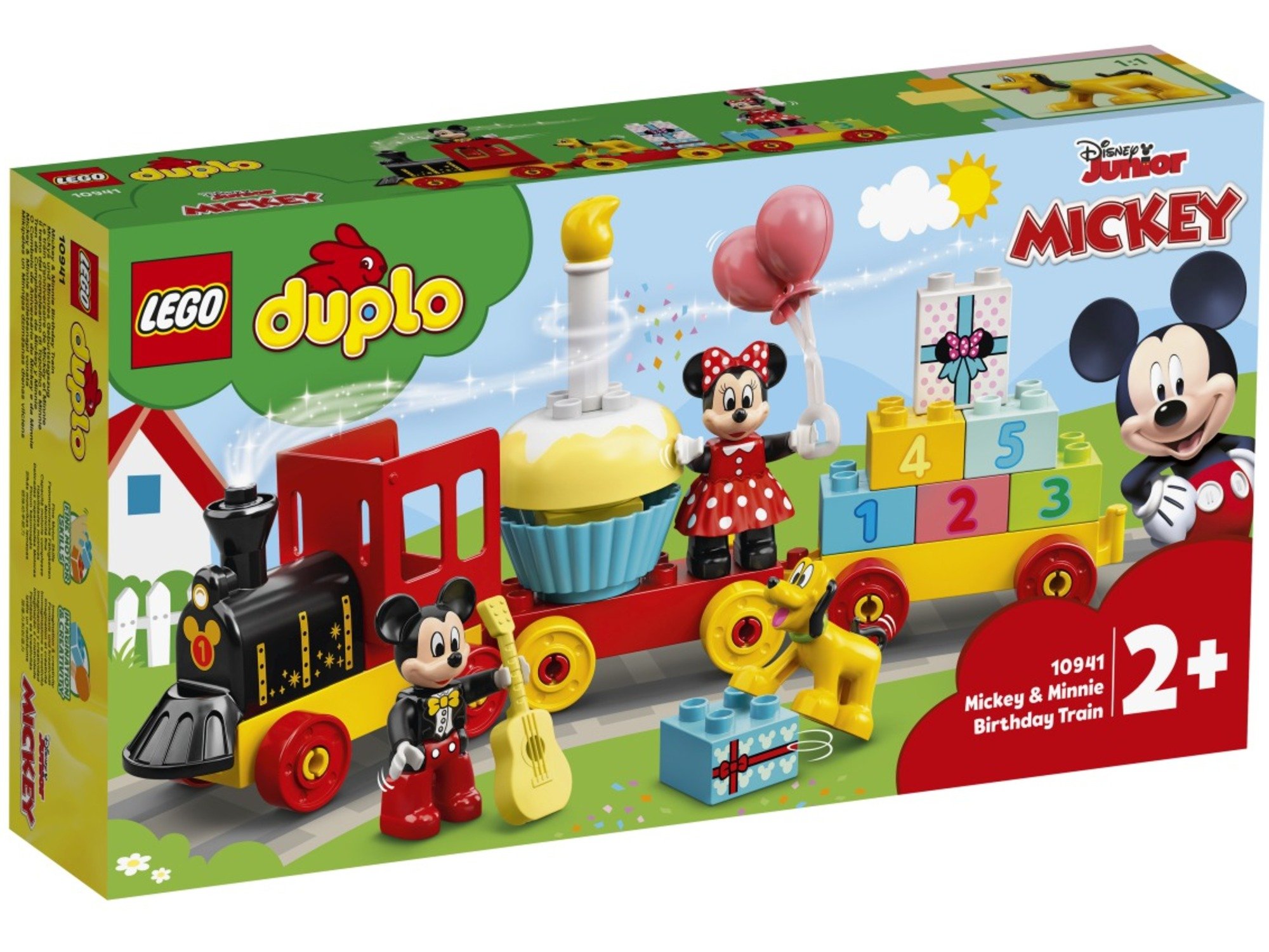 LEGO kocke Mikijev in Minijin rojstnodnevni vlak 10941