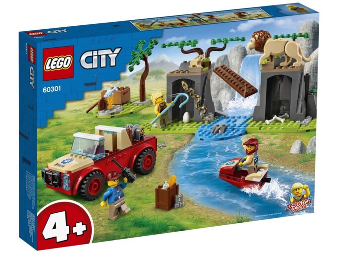 Lego® City terenski avto za reševanje divjih živali 60301