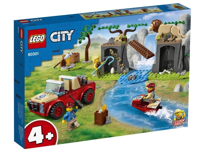 Lego® City terenski avto za reševanje divjih živali 60301