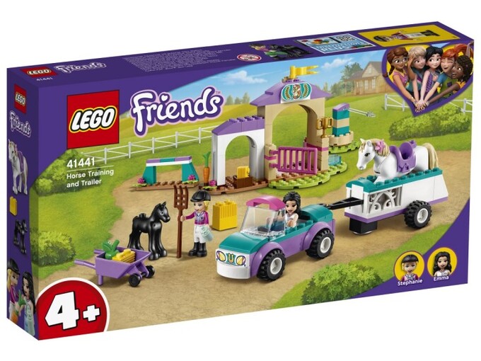 Lego® Friends urjenje konjev in prikolica 41441