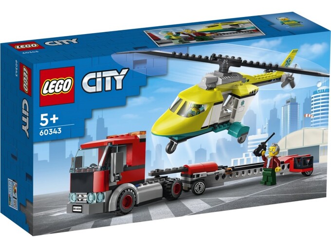 LEGO CITY City Great Vehicles Transporter za rešilni helikopter - 60343 60343