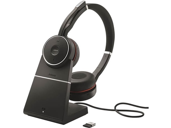 JABRA Evolve 75 MS Stereo/slušalke/s stojalom za polnjenje Evolve 75 MS, 7599-832-199