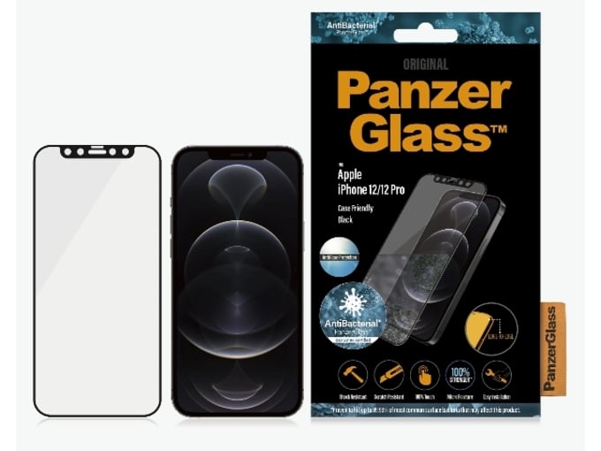 PANZERGLASS zaščitno steklo za iPhone 12/12 Pro 2720 nebleščeče