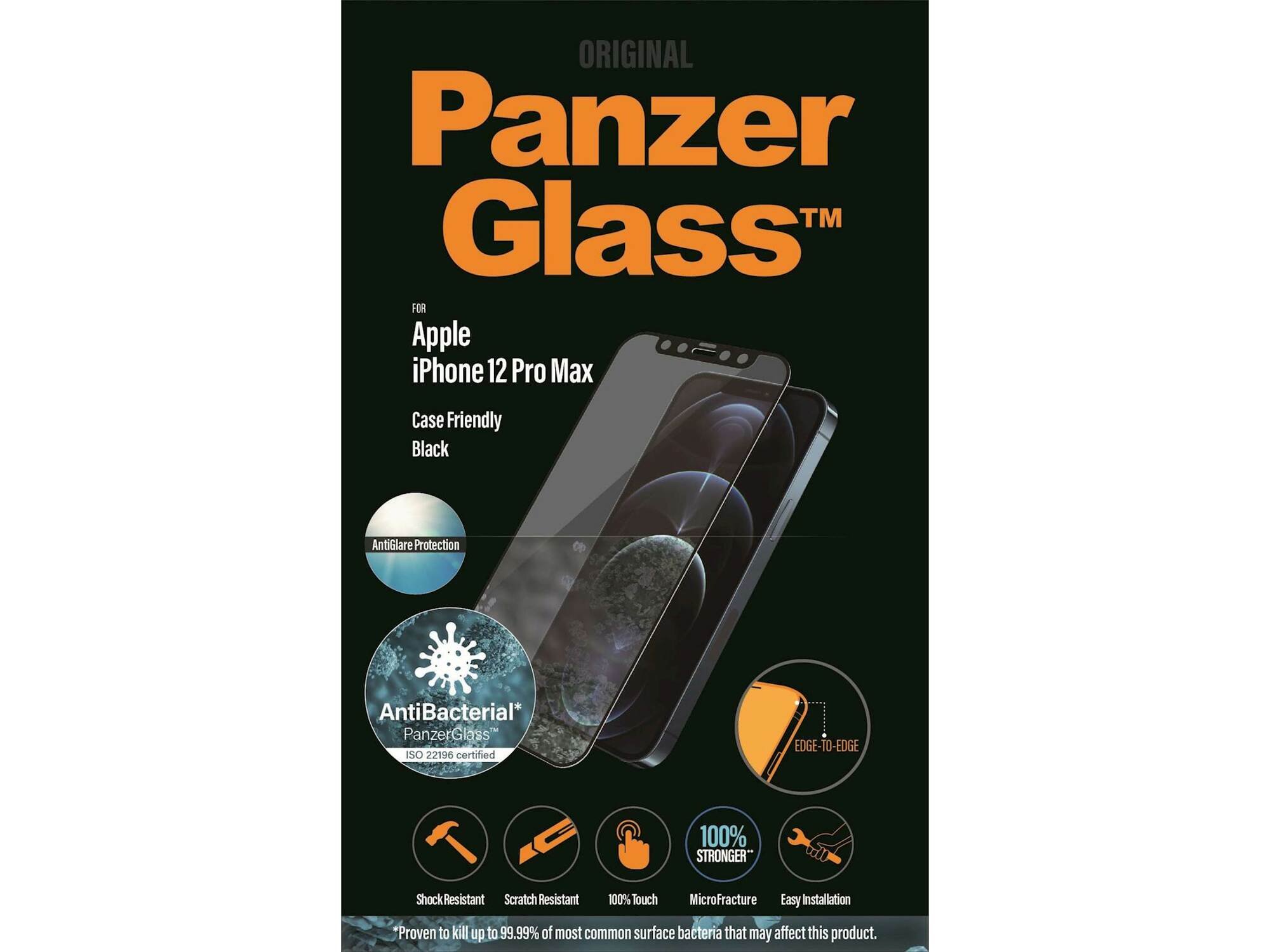 PANZERGLASS zaščitno steklo za iPhone 12 Pro Max 2721 nebleščeč