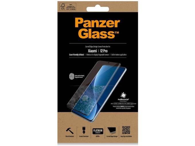 Panzerglass Xiaomi 12 Pro Cf Ab Black 8057