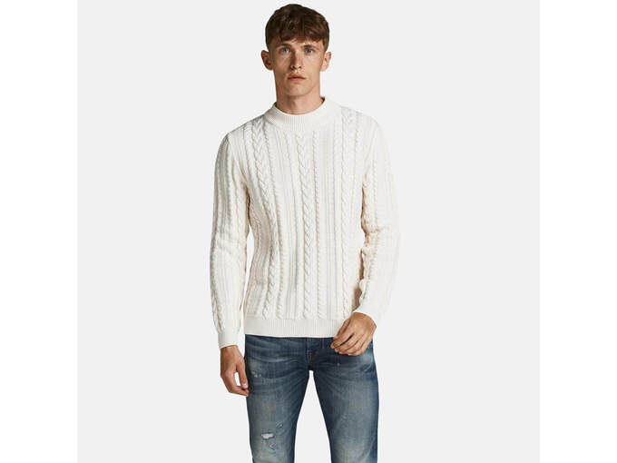 Jack & Jones Premium Moški pulover pleten 12192509