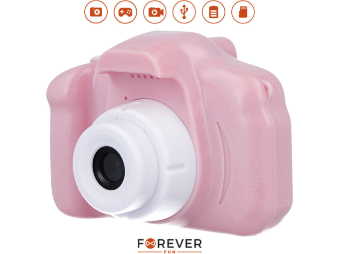FOREVER otroški fotoaparat s kamero SKC-100 roza