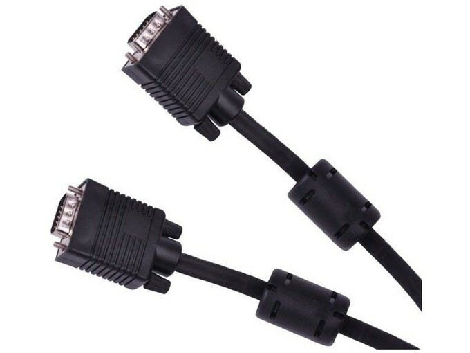 CABLETECH kabel za monitor SVGA HD15 M. / M. ferit, 5m CC-140/5